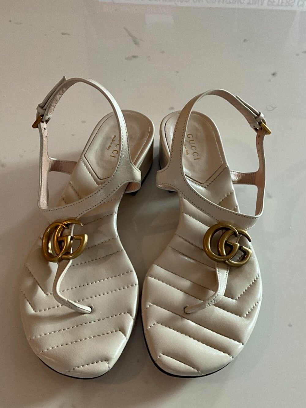 Gucci Marmont Double G thong sandals - Picture 10 of 13
